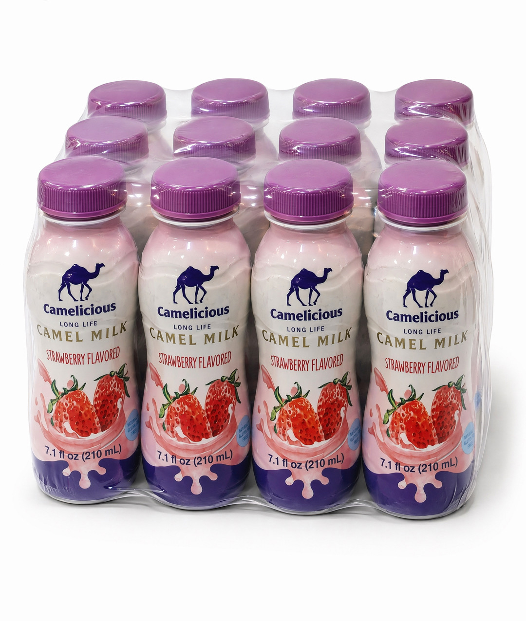 Camelicious 210ml Strawberry Flavoured Long life Milk